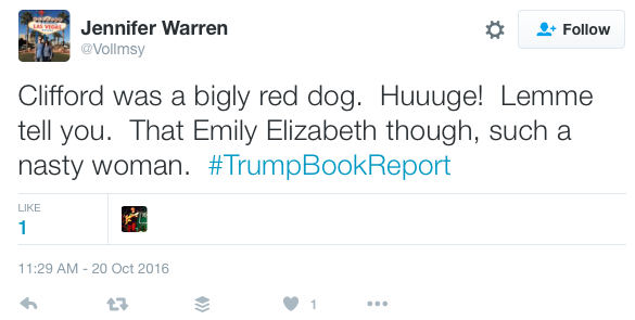 #trumpbookreport, trump book report, trump book report twitter, trump dog