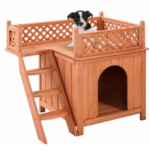 2 cedar dog kennel