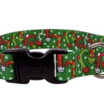 6 Christmas dog collars