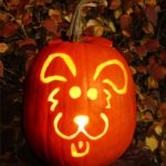 dog pumpking carving 2