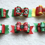 2 Dog Christmas Bow