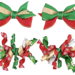 4 Dog Christmas Bow