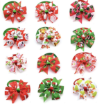8 Dog Christmas Bow