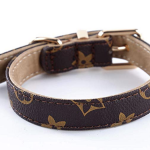gangster loui vutton dog collar