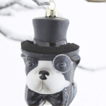 magical christmas ornaments dog