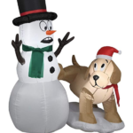 pre lit christmas dog 2