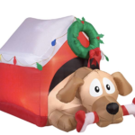 pre lit christmas dog 3