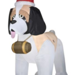 pre lit christmas dog 8